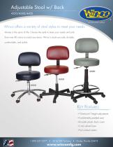 Gas Lift Stool with Back-1