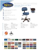 Gas Lift Stool with Back-2