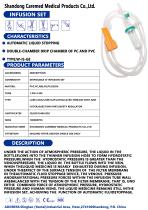 Double Chamber Automatic Liquid Stop Infusion Set-1