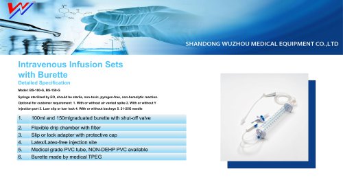 WUZHOU-Infusion burette 100ML 150ML