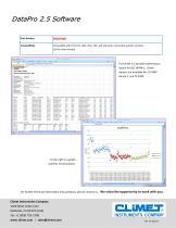 DataPro 2.5 Software For Portable Particle Counters - CLIMET ...