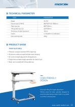 YA-T01 Tilting overbed table Medik - 3