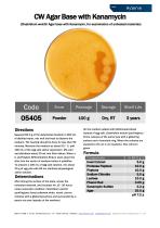 CW Agar Base with Kanamycin - 1