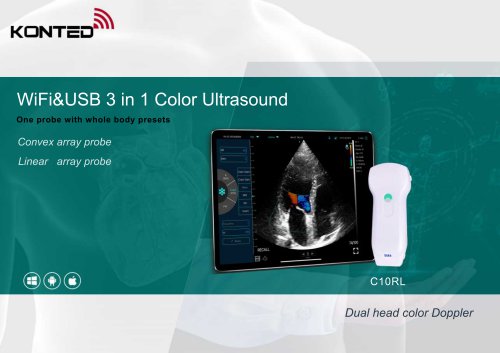 WiFi&USB3in1ColorUltrasound