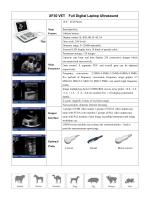 XF30 Vet notebook B/W ultrasound scanner - 1