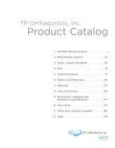 TP ORTHODONTICS, INC. PRODUCT CATALOG-2