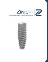 ZINIC-MT Conical implants with internal hex connection - Ziacom Medical ...