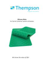 Silicone Mats for Sterile Container Systems & Baskets