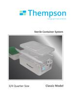 Sterile Container System & Baskets - 10