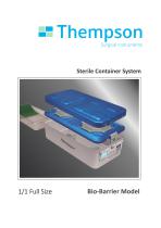 Sterile Container System & Baskets - 22