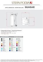 Quasar podiatry unit - technical sheet - 1