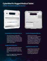 10.1" Rugged Medical Tablet with 2 Hot Swap Batteries - 2