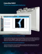 CyberMed NB22 22" Medical Cart PC with 3 Hot Swap Batteries - 2