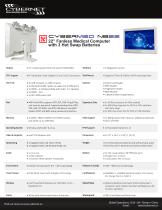 CyberMed NB22 22" Medical Cart PC with 3 Hot Swap Batteries - 8