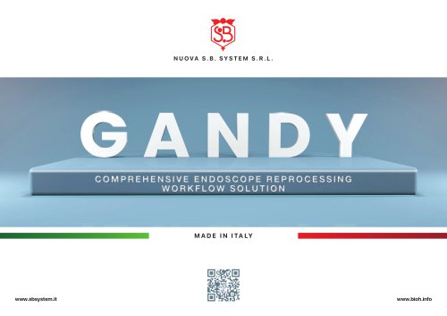 GANDY ENDOSCOPE TREATMENT PRODUCTS ENG