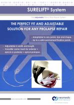 Surelift System Brochure, transvaginal mesh for Pelvic Organ Prolapse repair - 1