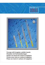 Forceps with tungsten carbide inserts-1