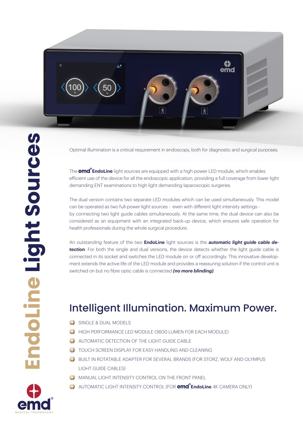 emd-product-catalogue-endoline-light-source - EMD - Endoscope Device Manufacturing and Sales