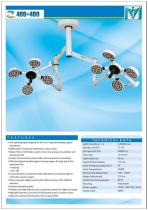 Dual Dome LED Surgical Light Z 400+400 - 1