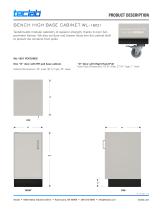 BENCH HIGH BASE CABINET WL-1801-1
