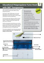 EDUCATIONAL POLYPROPYLENE FUME CUPBOARD WITH FULL TRANSPARENCY-1