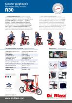 Electric folding mobility scooter R30 DI BLASI-3