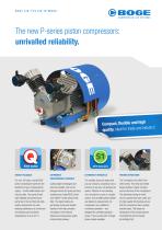 The new P-series piston compressors