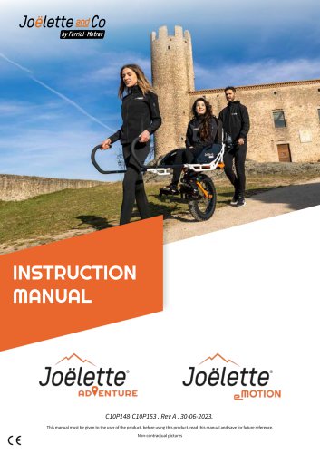 Instruction manual Joëlette Adventure / eMotion