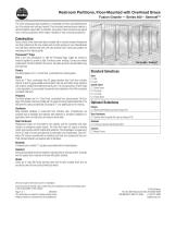 Series 400 - Sentinel Overhead Braced Fusion Partitions - 1