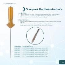 Scorpeek Knotless Anchors catalog