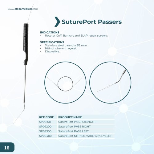 SuturePort Passers catalog