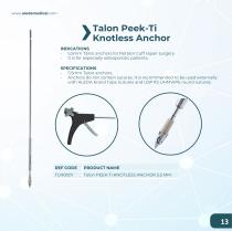 Talon Peek-Ti Knotless Anchor catalog-1