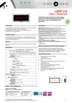 Digital clocks LEDI® REFERENCES BASE-9