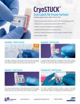 CryoSTUCK® Cryogenic Labels for Frozen Surfaces