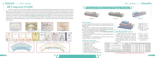  EF121 SEALER / Easyseal packaging