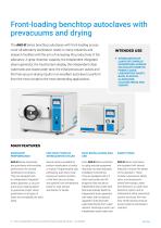 BENCHTOP AUTOCLAVES WITH PREVACUUMS AND DRYING - AHS-B SERIES - 2