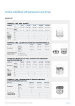 VERTICAL AUTOCLAVES WITH PREVACUUMS AND DRYING - AE-B SERIES - 8