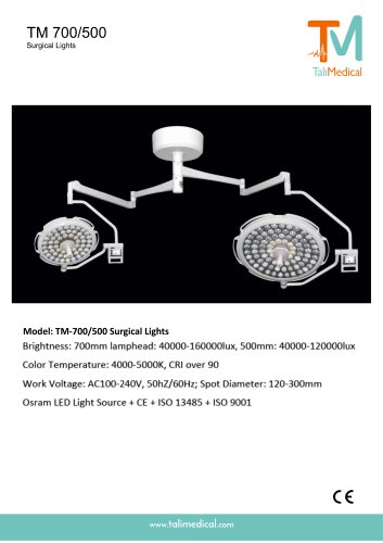 TM-700/500 Surgical Lights