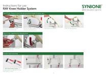 RAY Knee Holder Instruction Manual - 3