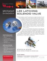 LEE LATCHING SOLENOID VALVE - 1