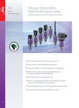 T.4 Pressure Transmitters with SoS technology - 2