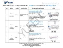 The Catalog of Transfer Stretcher, Electric Bed, Manual Bed and ABS Bedside Cabinet-Yufeng Medical - 3