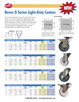 D Series Light-Duty Swivel Casters - 1