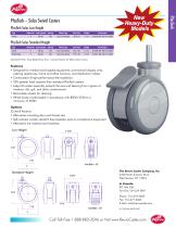 PlasTech Heavy-Duty Medical Casters - 1