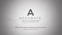 1700 Series Narrow Backset Mortise Locks-1