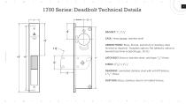 1700 Series Narrow Backset Mortise Locks-5