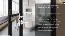 M1700E Motor Drive Electrified Narrow Backset Mortise Lock-2