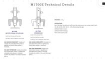 M1700E Motor Drive Electrified Narrow Backset Mortise Lock-5