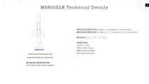M8800ELR Motor Drive Electrified Latch Retraction Narrow Backset Mortise Lock-8