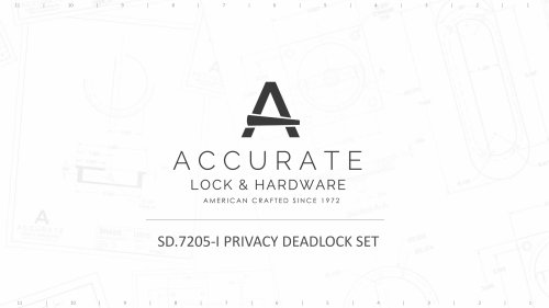 SD.7205-I PRIVACY DEADLOCK SET